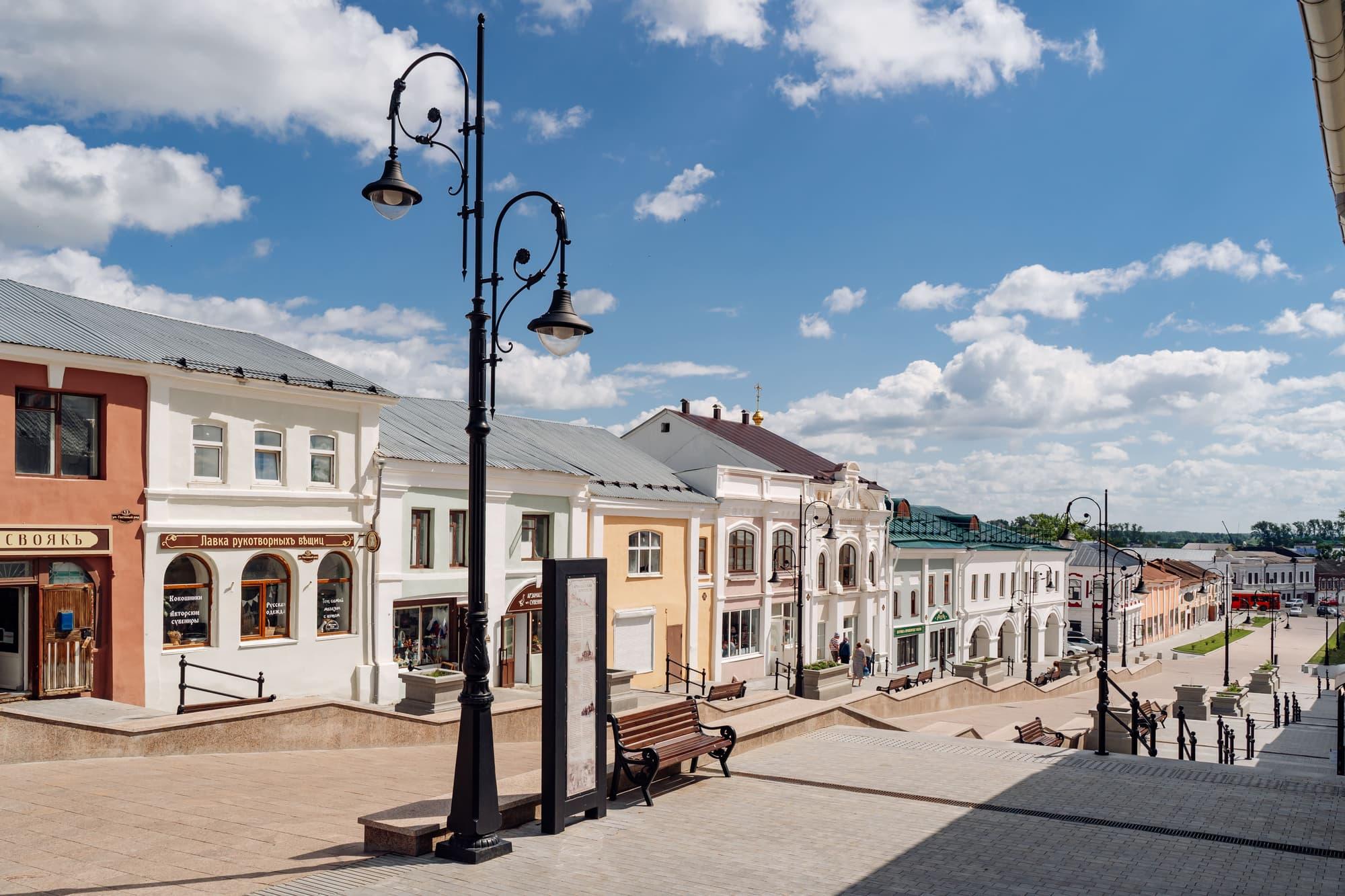 Гостиный ряд в Арзамасе